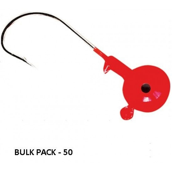 Jig Head Lumo Orange Pkt 50 - 60g