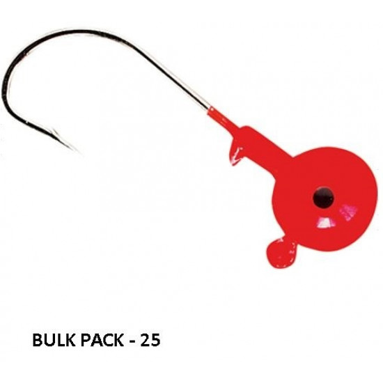 Jig Head Orange Pkt 25 - 120g