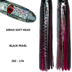 Fronteira Sirius Soft Head Tuna Lure - Black Pearl