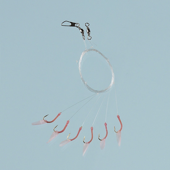 Sabiki Rig Pink Shrimp #6 Hook