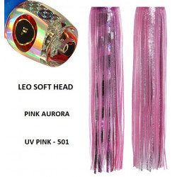 Fronteira Leo Soft Head Game Lure - UV Pink Aurora