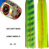 Fronteira Leo Soft Head Game Lure - Lumo Green II