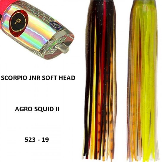 Fronteira Scorpio Jnr Soft Head Game Lure - Agro Squid II