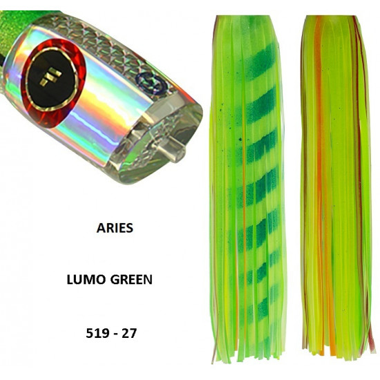 Fronteira Aries Soft Head Game Lure - Lumo Green