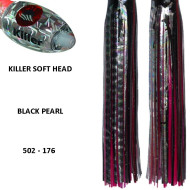 Fronteira Killer Soft Head Tuna Lure - Black Pearl