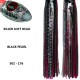 Fronteira Killer Soft Head Tuna Lure - Black Pearl