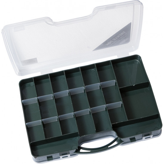 Tackle Box Double Sided Olive 20-44 Partitions