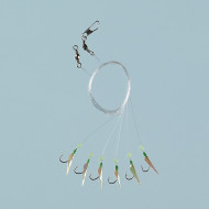 Ghost Sabiki Pearl + Lumo Beads #6 Hook