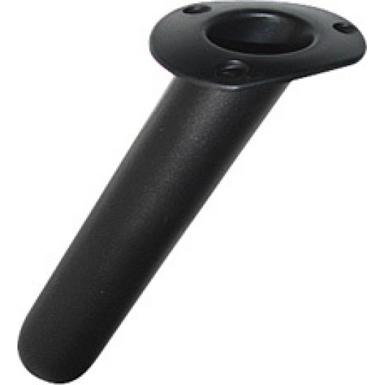 Boat Rod Holder Black Angled