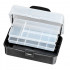 Tackle Box Black Med 2-Tray