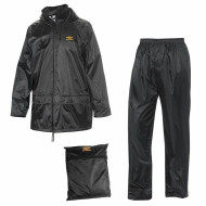 Rainsuit Complete 911 Black Polyester - M