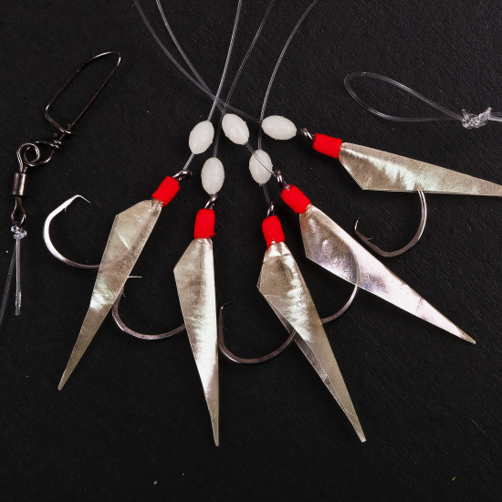 Deep Sea D3 Sabiki Rig Pearl #6 Hook