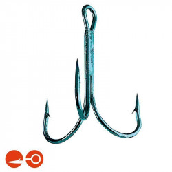 Hook Treble Blue Packet 10 Hooks - # 2