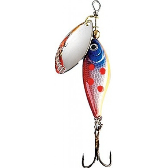 Spin Locket Blue/Red Dots 12g