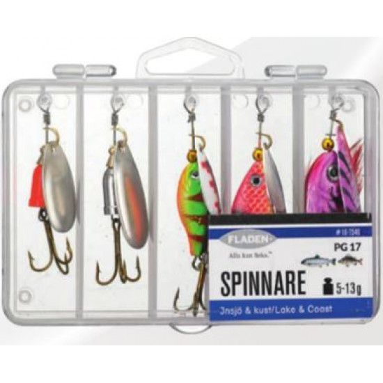 Set Spinners 5-13g - 5 Piece