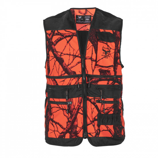 Shooting Vest Camo Orange Blaze - S