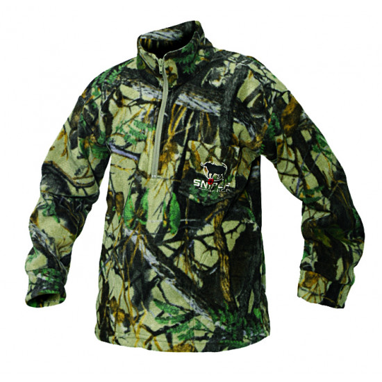 Kids Camo Fleece Zip Top 6-7 Years