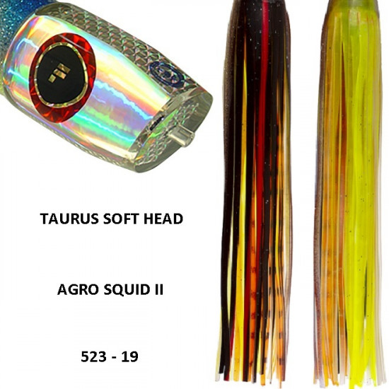 Fronteira Taurus Soft Head Big Game Lure - Agro Squid II
