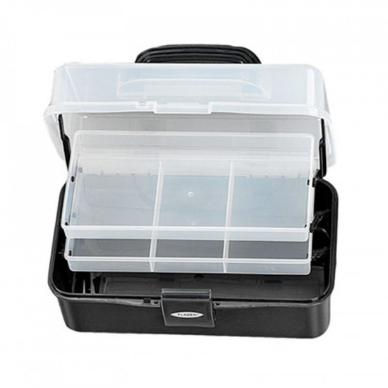 Tackle Box Black Small 2-Tray