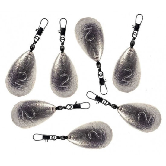 Sinker Bell Snap Swivel Bulk - Qty 50 [Weight: 5oz]