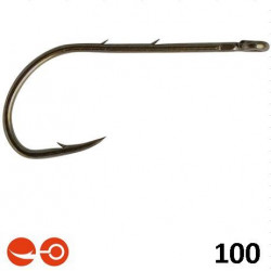 Hook Bait Holder Bronze Bulk [50 x Size: # 3/0]