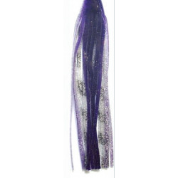 Tecni-Perline Game Skirt - 330/096 - Purple Over Silver With Black Bands