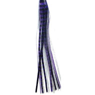 Tecni-Perline Game Skirt - 330/123 - Purple With Black Stripes Over Silver Glitter