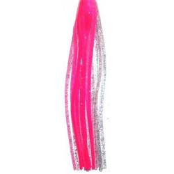 Tecni-Perline Game Skirt - 330/131 - Pink Over Silver Glitter