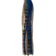 Tecni-Perline Game Skirt - 330/934 - Blue With Stripes Over Silver Glitter