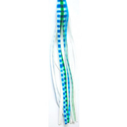 Tecni-Perline Game Skirt - 330/159 - White With Blue Stripes & Green Line