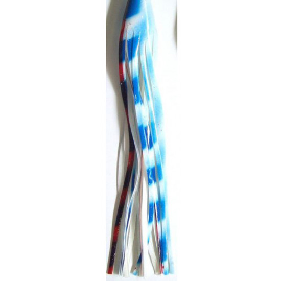 Tecni-Perline Game Skirt - 330/157 - White With Blue Bands & Red Line