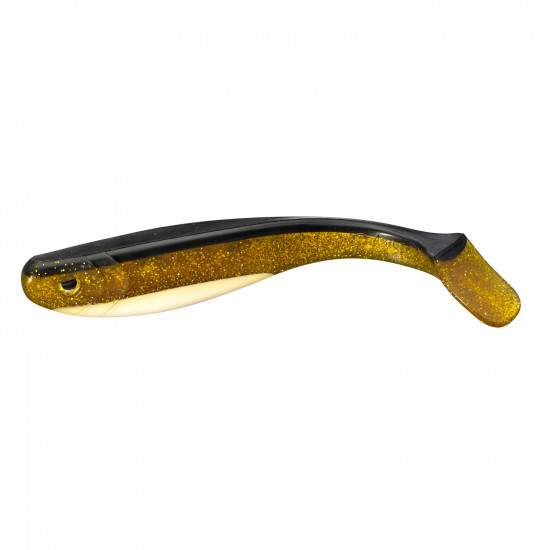 Giant Softbait Maxximus Predator 25.5cm - Black/Brown Gold/White