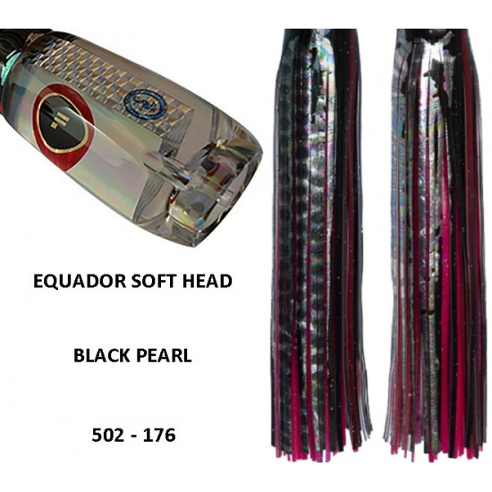 Fronteira Equador Soft Head Game Lure - Black Pearl