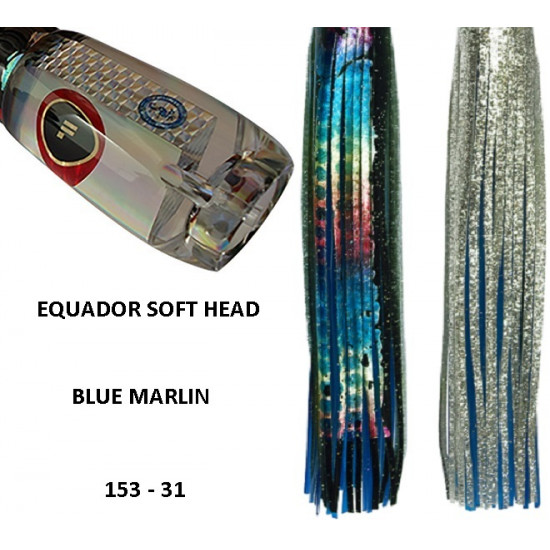 Fronteira Equador Soft Head Game Lure - Blue Marlin