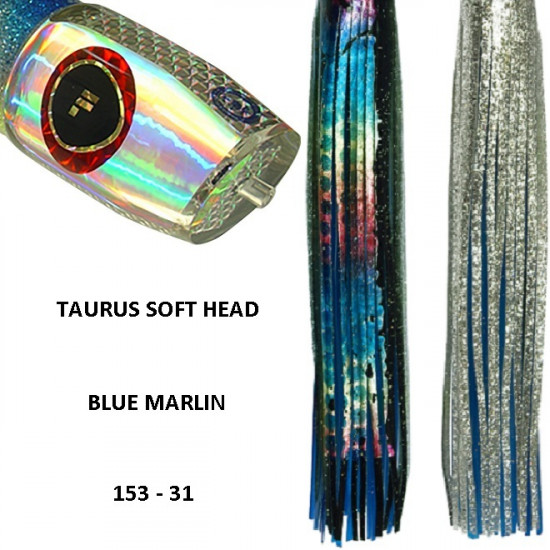 Fronteira Taurus Soft Head Big Game Lure - Blue Marlin