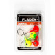 Jig Head Fladen Yellow/Red - 10g x 2/0 Hook 5 Pce