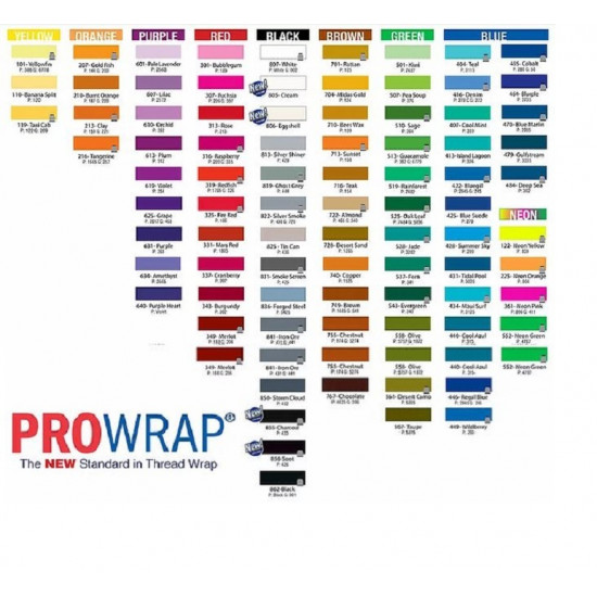 ProWrap ColorFast Size A 100 yd - 225 Neon Orange
