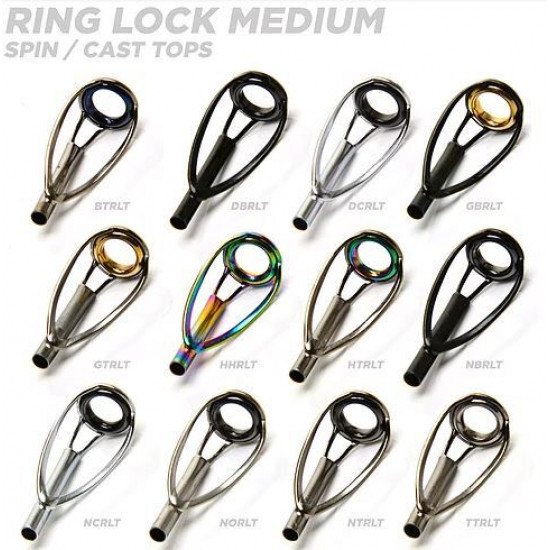 Tip RingLock Duralite S/Steel Black [Eye:6mm][Tube:2.4mm]