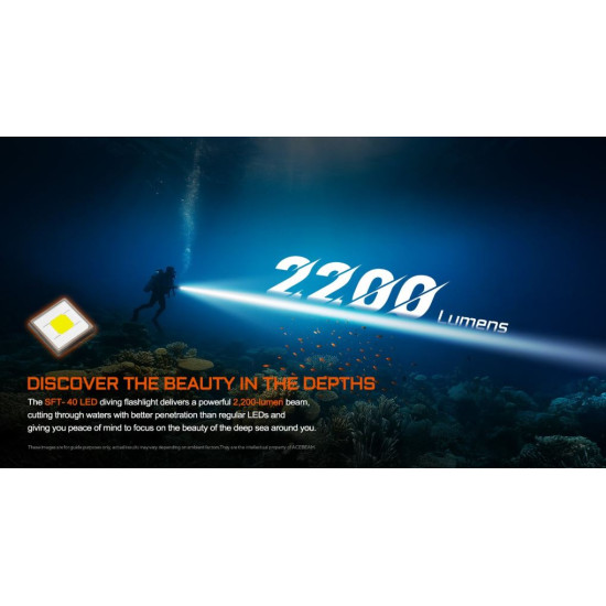 Acebeam D20 2.0 Dive Flashlight Purple
