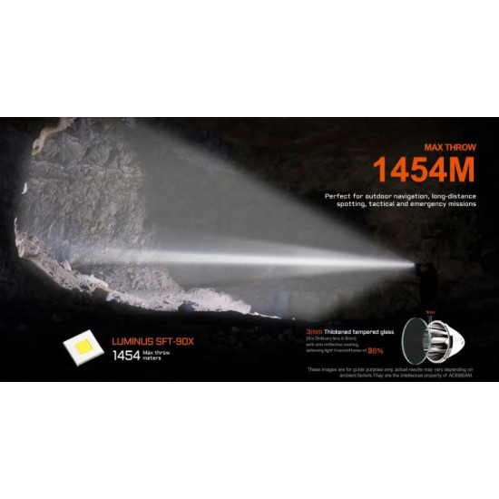 Acebeam P20 Professional Long Distance Flashlight