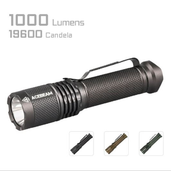 Acebeam TAC AA Compact Tactical Flashlight