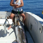 First Striped Marlin caught with a Fronteira Big Game Soft Head Lure in New Zealand Feb 2015