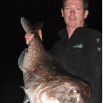 20 Pounder caught on Tecni-Perline High Abrasion Rock & Surf Line