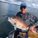 Snapper caught on Tecni-Perline High Abrasion Rock & Surf Line