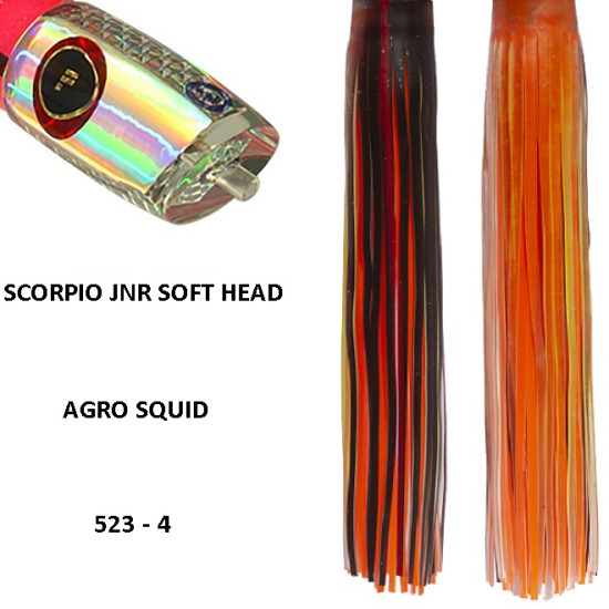 Fronteira Scorpio Jnr Soft Head Game Lure - Agro Squid I