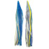 Game Skirt - 260/120 - Blue Over Silver Glitter With Two Yellow Lines