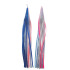 Game Skirt - 260/122 - Blue Over Silver Glitter With Pink Line