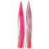 Tecni-Perline Game Skirt - 330/131 - Pink Over Silver Glitter