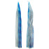 Game Skirt - 260/144 - Blue With Light Blue Bands Over Silver Glitter