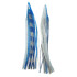 Game Skirt - 260/151 - Blue & Silver Bands Over Silver Glitter